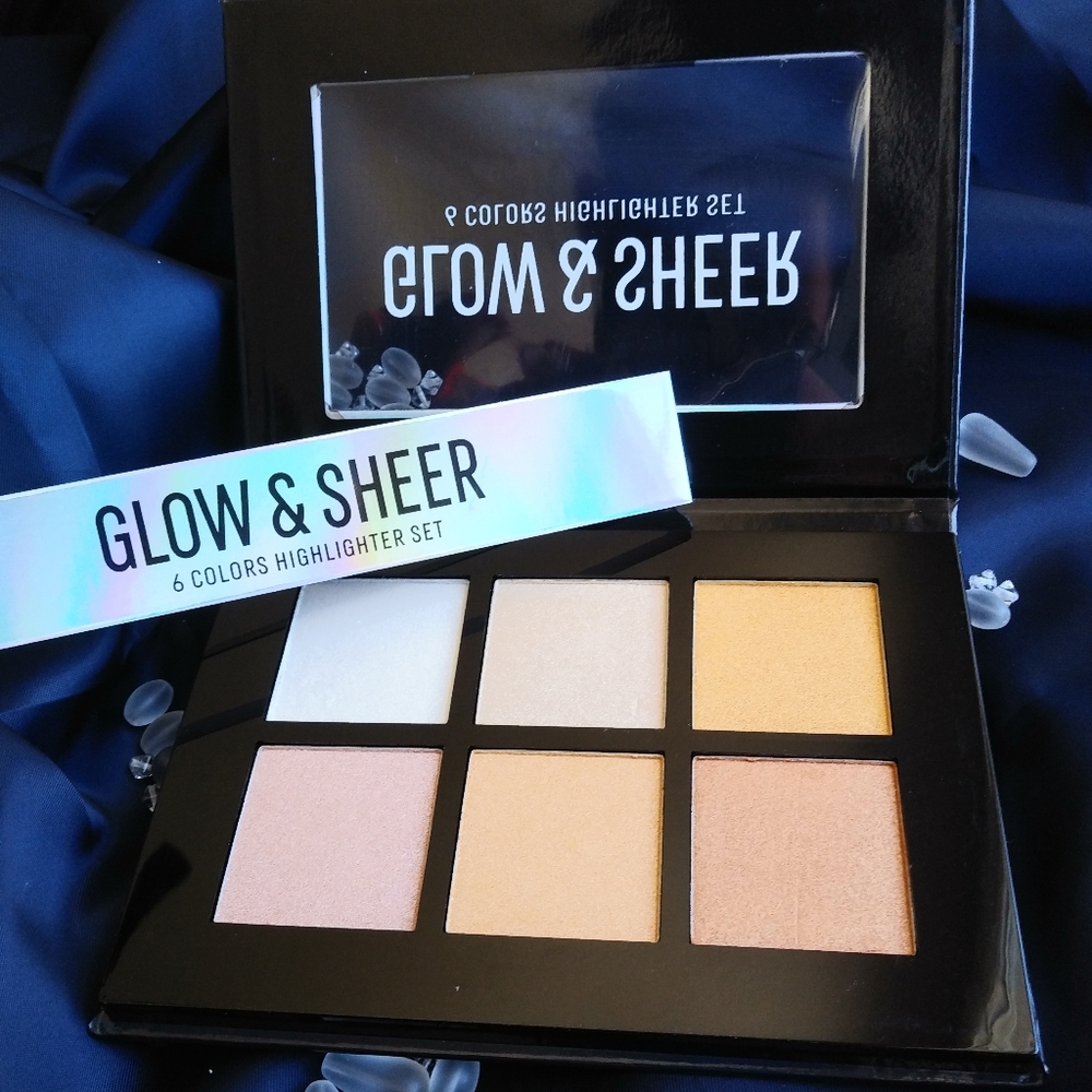 Contour highlighter and eyeshadow palette - Picture 2 of 8